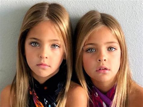 Meet the most beautiful twins in the world, Ava and。